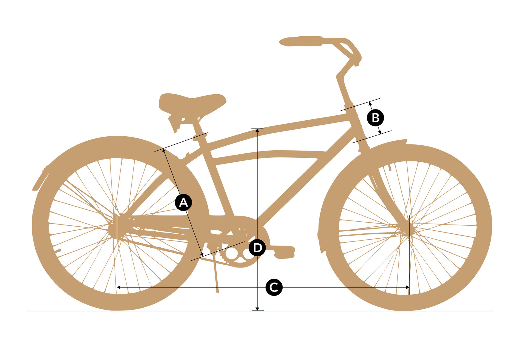 Men's Bike Spinn Horizon 3-speed Matte Indigo fit and sizing