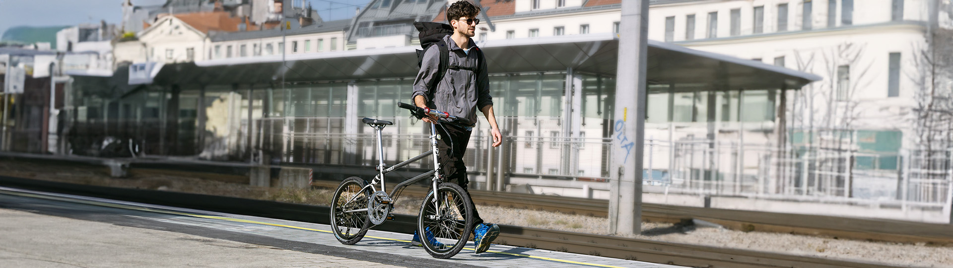 Folding Bike Vello Rocky White