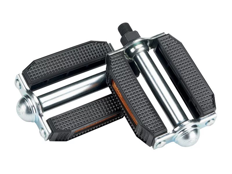 Electra Deluxe Block Pedals Spindle 9/16" Chrome