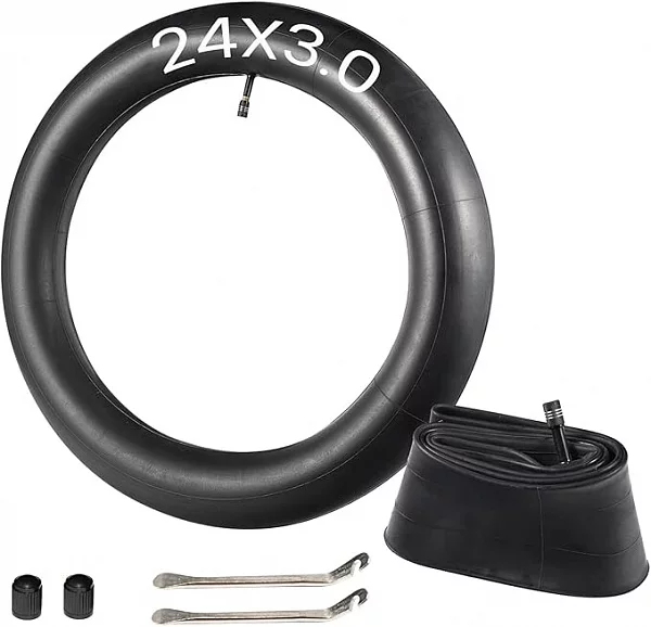  Bike Fat Tire Tubes with Schrader 32 mm 24x3