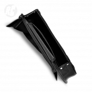 The Ruffian Saddle Bag Slim Left Black