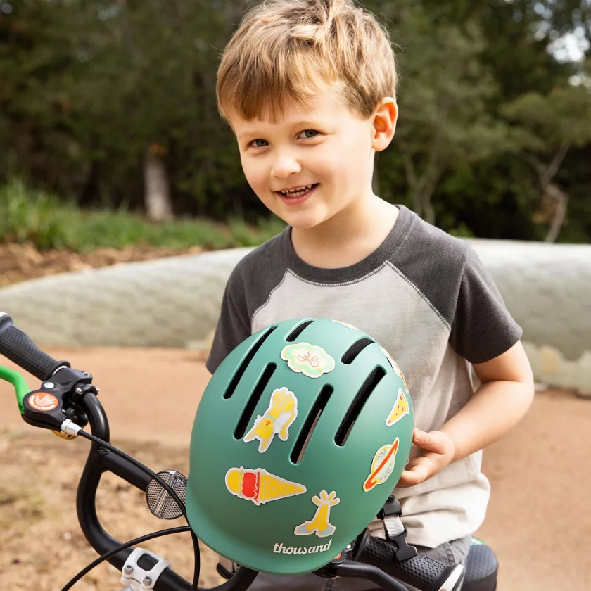 Helmet Thousand Jr. Toddler Green Dream