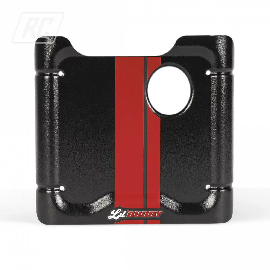 Ruff Cycles Lil'Buddy | Lil'Missy Front Plate Red Sticker