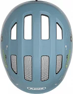 ABUS Smiley 3 LED Kids Helmet blue croco (Size S)