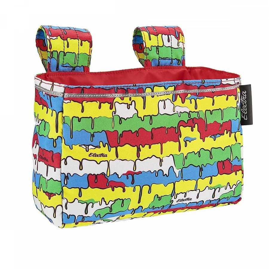 Bag Electra Handlebar Velcro Graffiti Drip