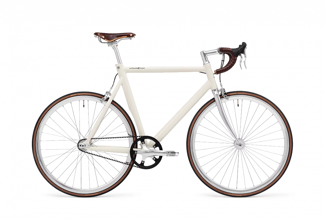 Men's Bike Schindelhauer Siegfried Road 1-Speed 59 Сream white