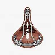 Brooks B17 Carved Short Saddle Antique Brown