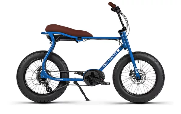 Men's E-bike Ruff Cycles Lil'Buddy Bosch Active Line Paposo Blue