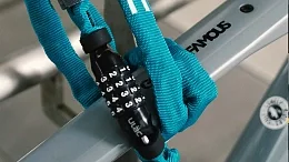 Ulac 52nd Street Steel Chain Lock Combo Navy