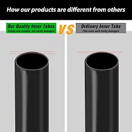  Bike Fat Tire Tubes with Schrader 32 mm 24x3