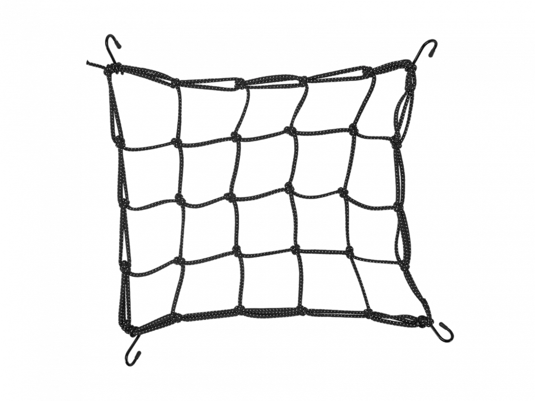 Electra Cargo Net Reflective Black