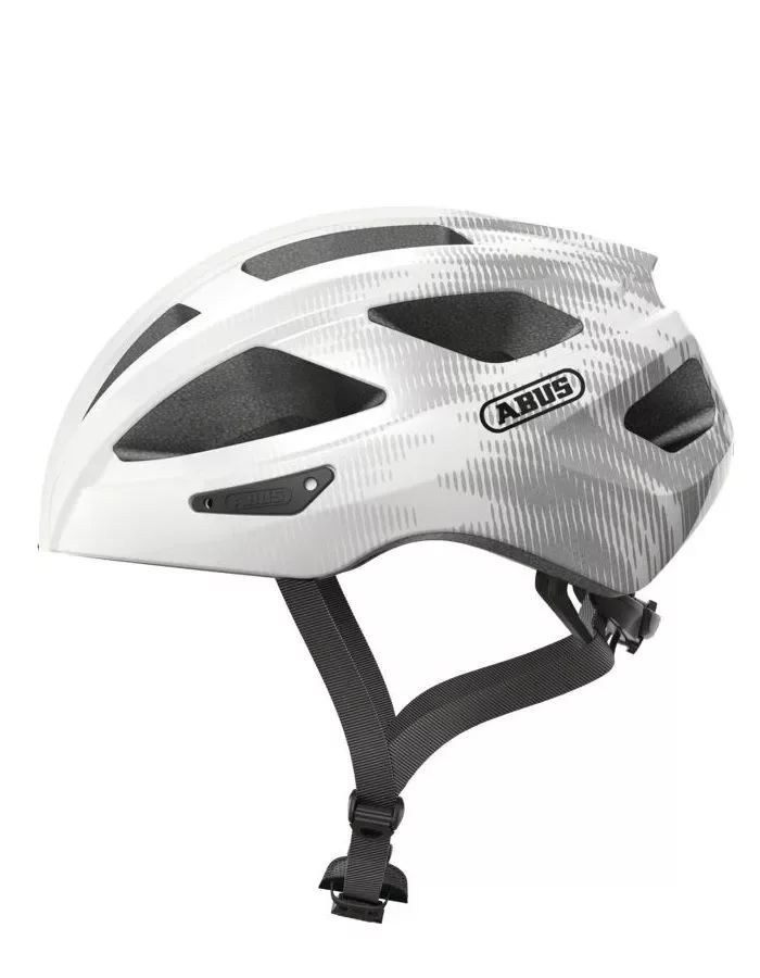 ABUS Macator Helmet White Silver (Size L)