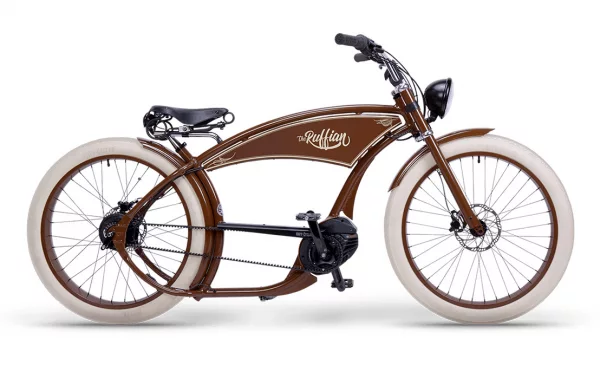Men's E-bike The Ruffian Bosch Performance Line CX Vintage Brown
