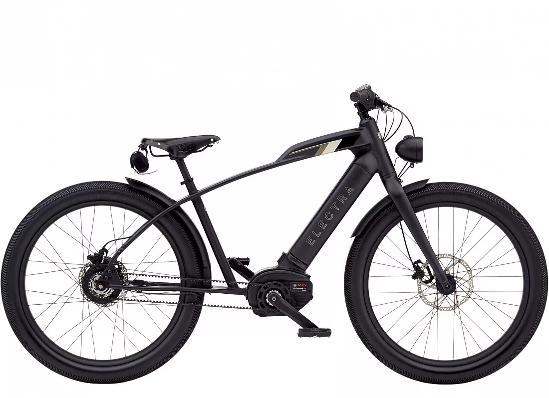 Men's E-bike Electra Cafe Moto GO! Step Over Black Titanium
