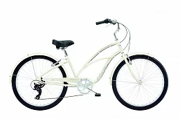 Teenagers' Bike Electra Cruiser 7D Step Thru White 24"