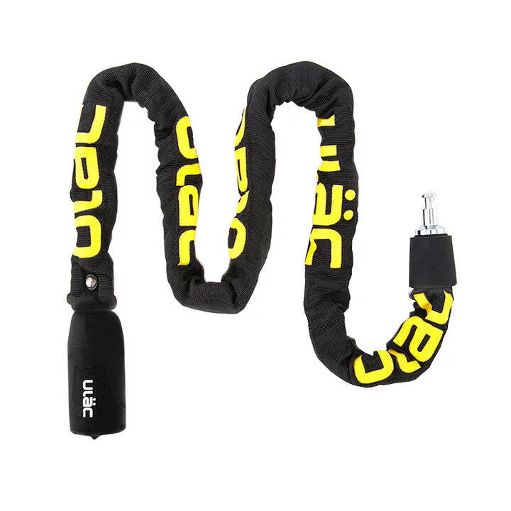 Ulac Eurostile Steel Chain Lock Black