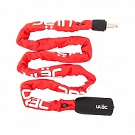 Ulac Eurostile Steel Chain Lock Red