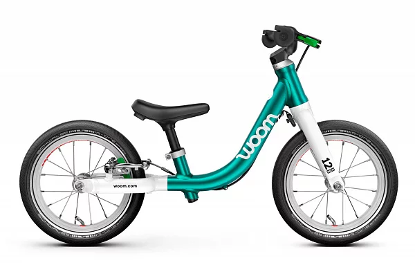 Kids' Bike Woom go 1 metallic turquoise/petrol 12”