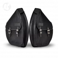The Ruffian Saddle Bag Slim Left Black