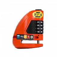 Ulac Air Alarm Combo Disc Lock Orange
