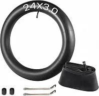  Bike Fat Tire Tubes with Schrader 32 mm 24x3
