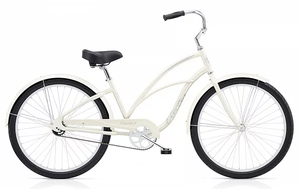 Bike Electra Cruiser 1 Step Thru Pearl White