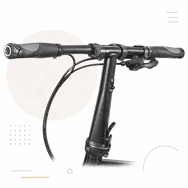 Outward-folding Eiffel Handlepost